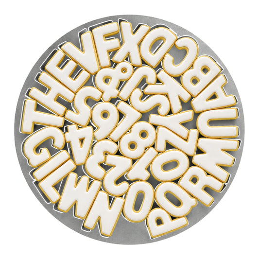 T P Cutter Alphabet A-Z and 0-8 (36 Pack) - Loyal