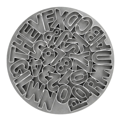 T P Cutter Alphabet A-Z and 0-8 (36 Pack) - Loyal