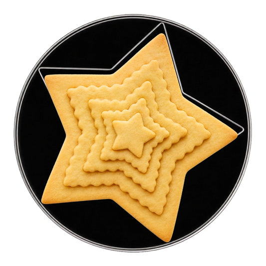 T P Cutter Star Plain Scalloped - Loyal