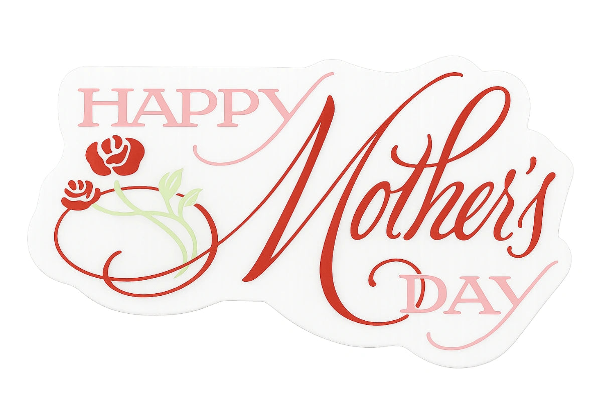 Happy Mothers Day - Cake Decorating Topper - Bakery Crafts