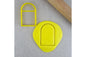 Slim Arch Cutter - Custom Cookie Cutters