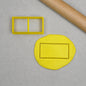 Standard Rectangle 2:1 Cutter 90mm x 45mm - Custom Cookie Cutters