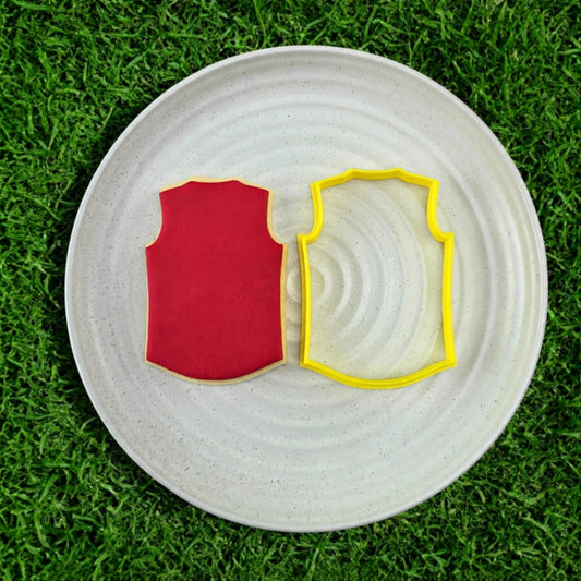 AFL Football Team Guernsey Cutter - Custom Cookie Cutters