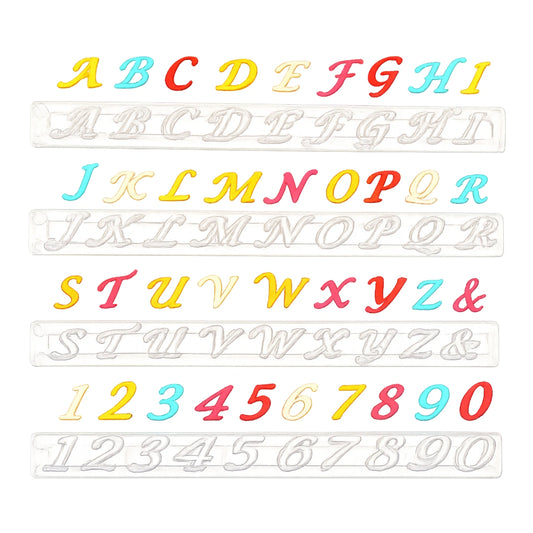 Alphabet and Numbers Upper Case Script - FMM