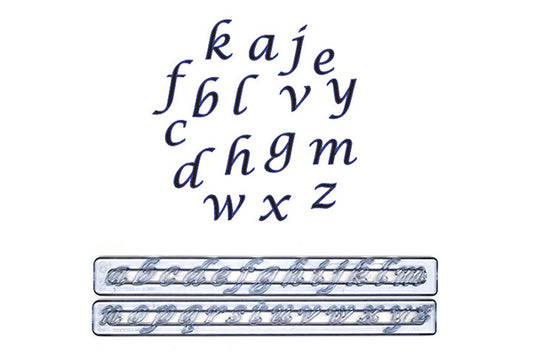 Alphabet Lower Case Script - FMM