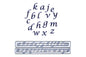Alphabet Lower Case Script - FMM