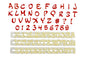 Alphabet and Numbers Upper Case Magical Set - FMM