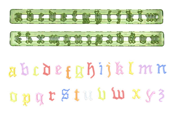 Alphabet Old English Lower Case Set - FMM