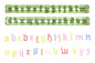 Alphabet Old English Lower Case Set - FMM