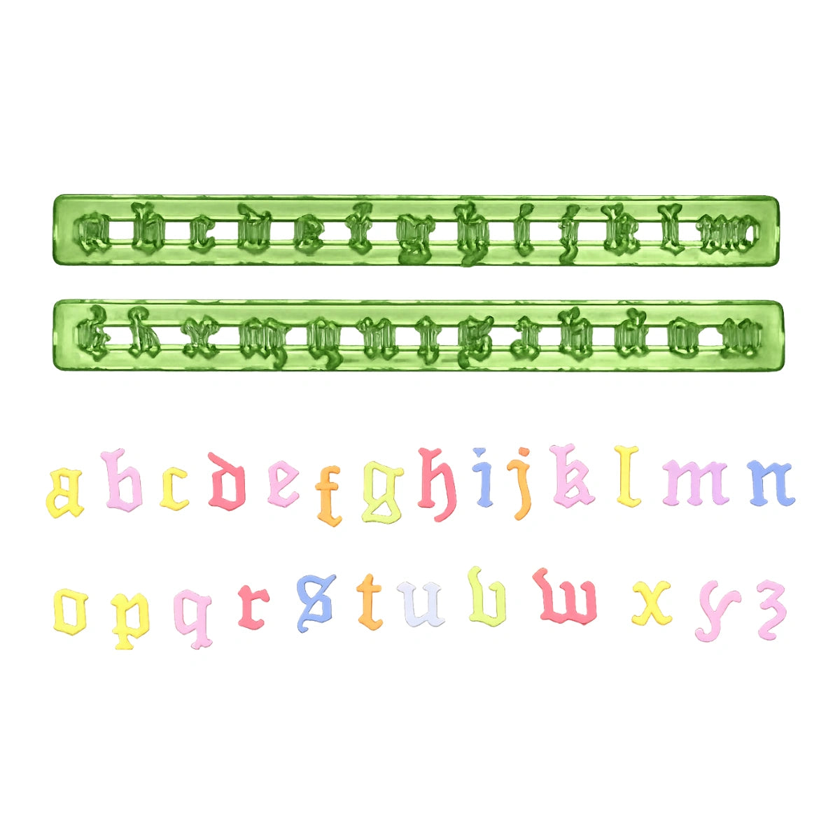 Alphabet Old English Lower Case Set - FMM