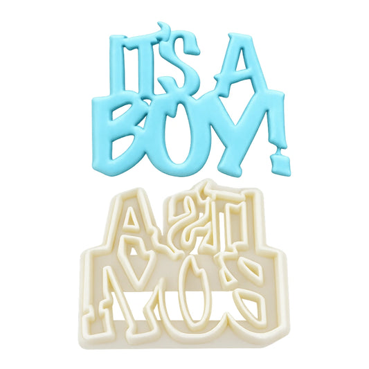 Curved Words - its a Boy - FMM