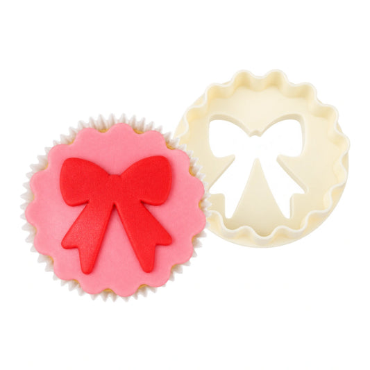 Bows Scallop Cupcake Cutter - FMM