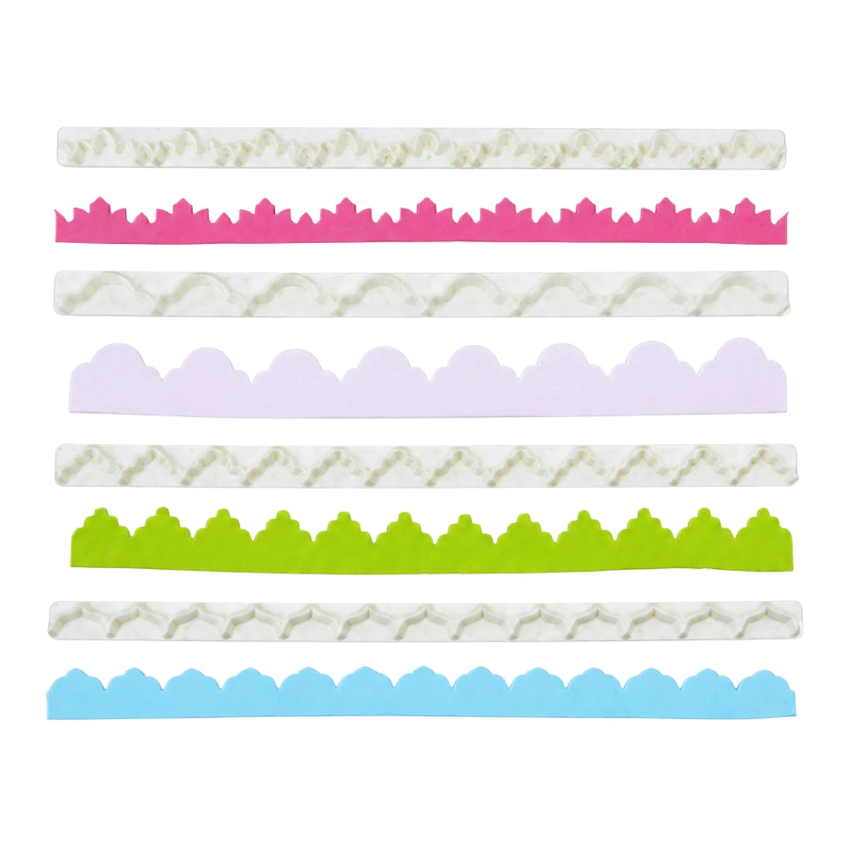 Fondant Straight Frill 1-4 - FMM