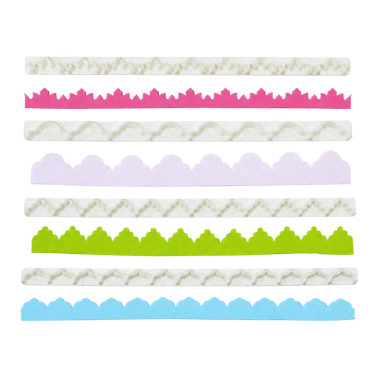 Fondant Straight Frill 1-4 - FMM