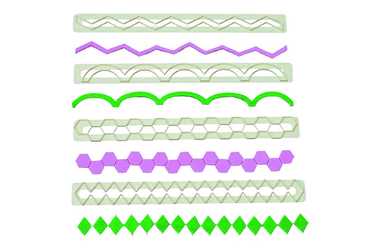 Geometric Edging Frill Cutter Set - FMM
