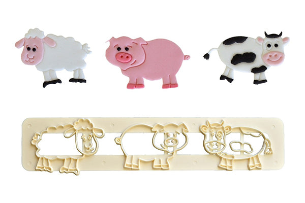 Cute Farm Animal Cutter Set - FMM