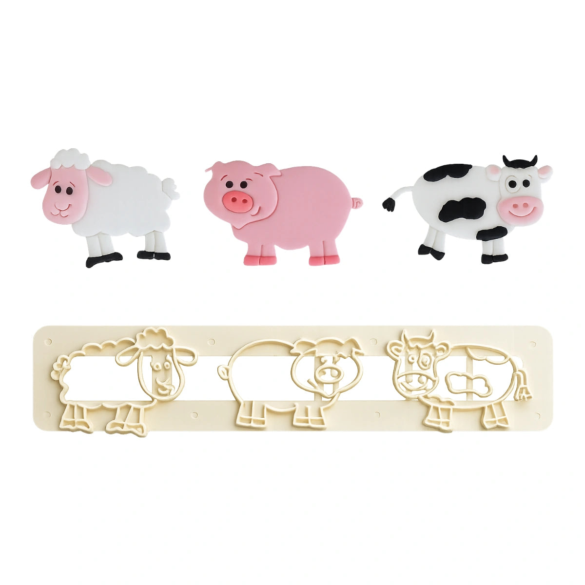 Cute Farm Animal Cutter Set - FMM