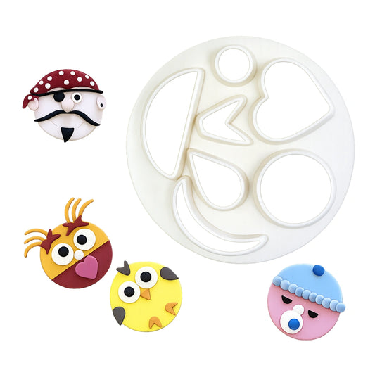 Mix N Match Funny Faces Cutter - FMM
