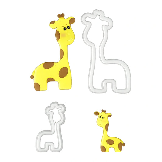 Mummy and Baby Giraffe Cutter Set - FMM