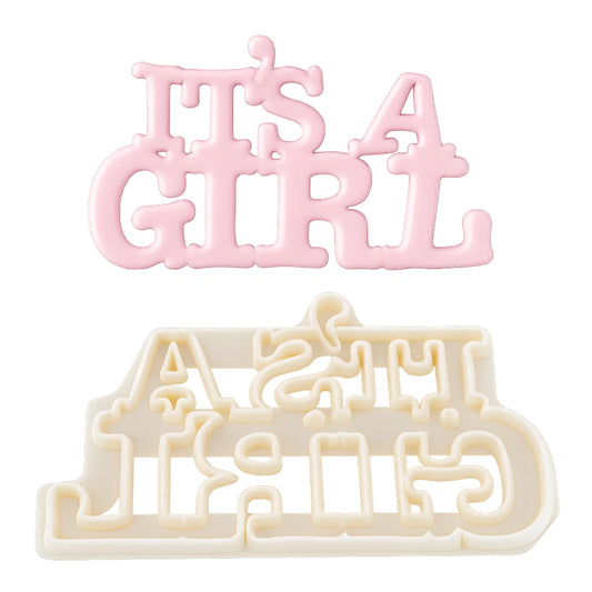 Curved Words - its a Girl - FMM