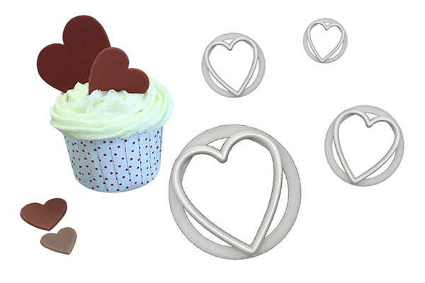 Hearts Cutters (4 Pack) - FMM