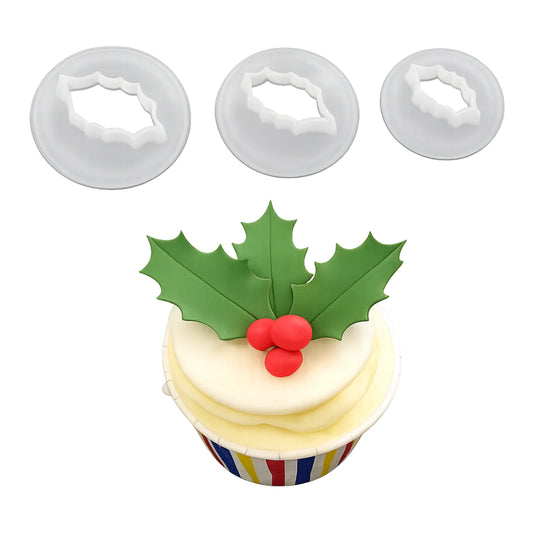 Holly Leaf Cutter (3 Pack) - FMM