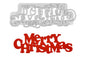 Curved Words - Merry Christmas - FMM