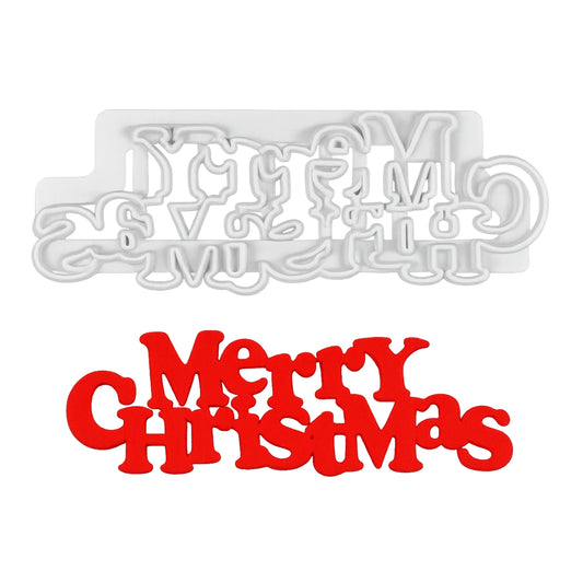 Curved Words - Merry Christmas - FMM