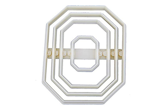 Long Octagonal Cutter Set - Fondant Decorating Tools - FMM