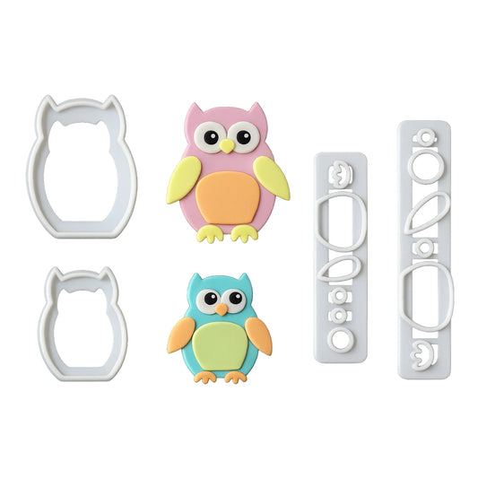 Mummy and Baby Owl Cutter Set - FMM