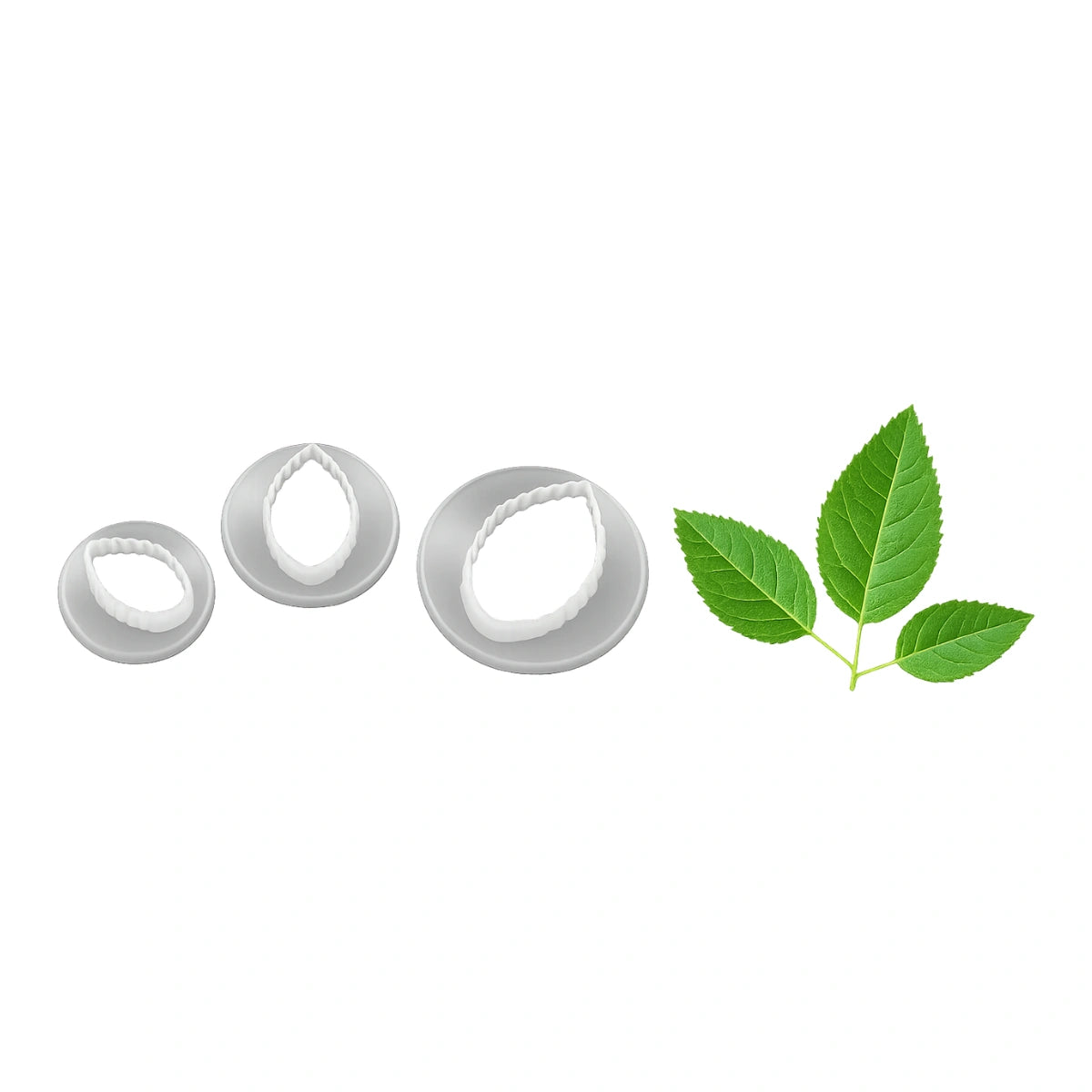 Rose Leaf Cutters (3 Pack) - FMM