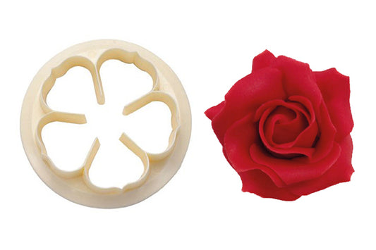 5 Petal Rose Cutter 75mm - FMM