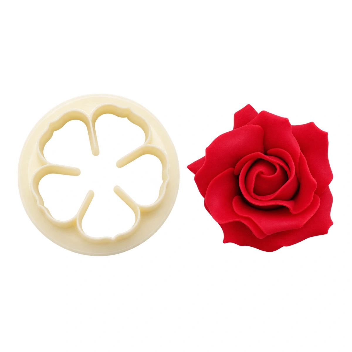 5 Petal Rose Cutter 75mm - FMM