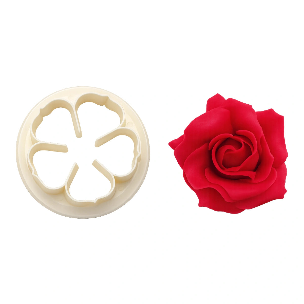 5 Petal Rose Cutter 90mm - FMM