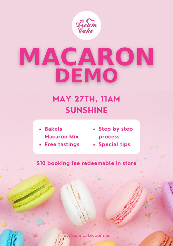 Macaron Demo - Sunshine - Wednesday 27th May - Learn the Basics