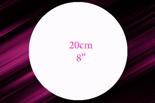 Custom Edible Image Print 8 Round 1 to a Page Single - Tasty Images