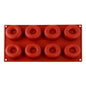 Donut 8 Cavity Silicone Chocolate Mould - Iconic Cake Art