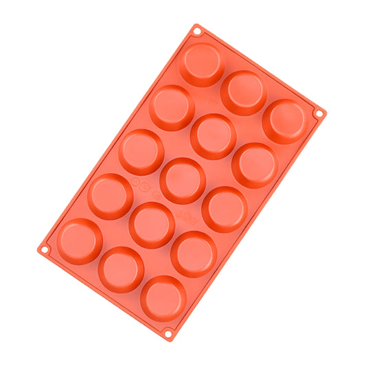 15 Cavity - 50mm Disc Silicone Chocolate Mould - D-014