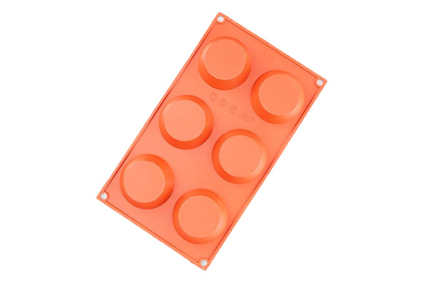 6 Cavity Silicone Chocolate Mould 70mm - Iconic Cake Art