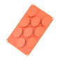 Oval 9 Cavity Silicone Chocolate Mould - Iconic Cake Art