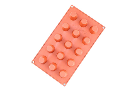 Dariole 15 Cavity Silicone Chocolate Mould - Iconic Cake Art