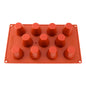 Dariole 11 Cavity Silicone Chocolate Mould - Iconic Cake Art