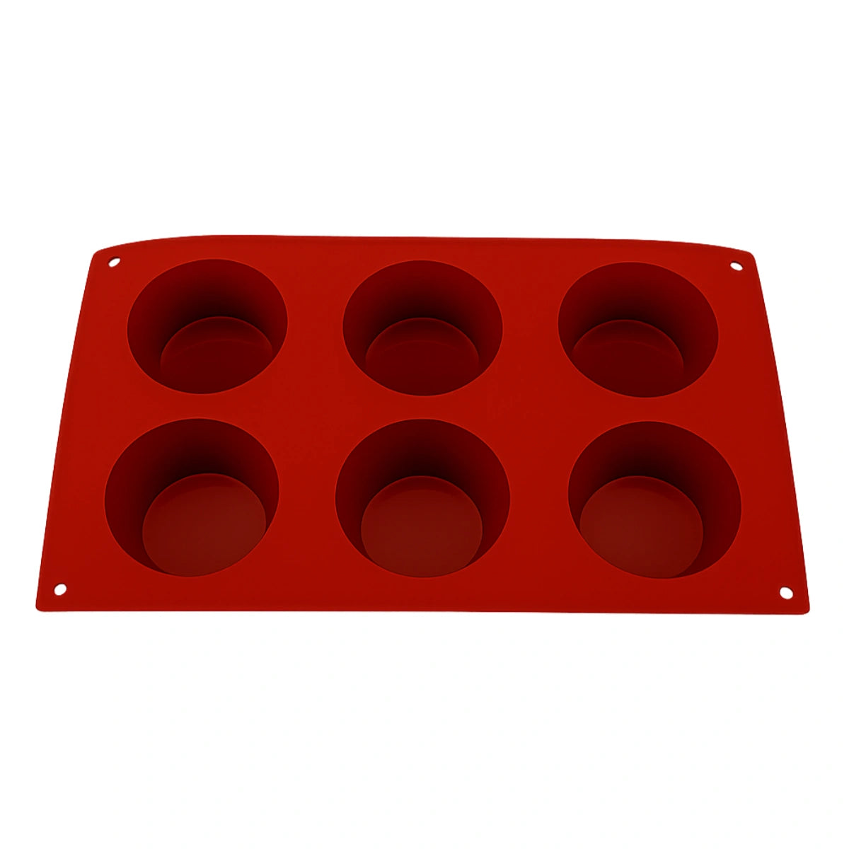 Muffin 6 Cavity Silicone Chocolate Mould - Iconic Cake Art