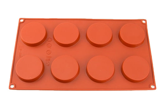 Flat Muffin Silicone Chocolate Mould - Iconic Cake Art
