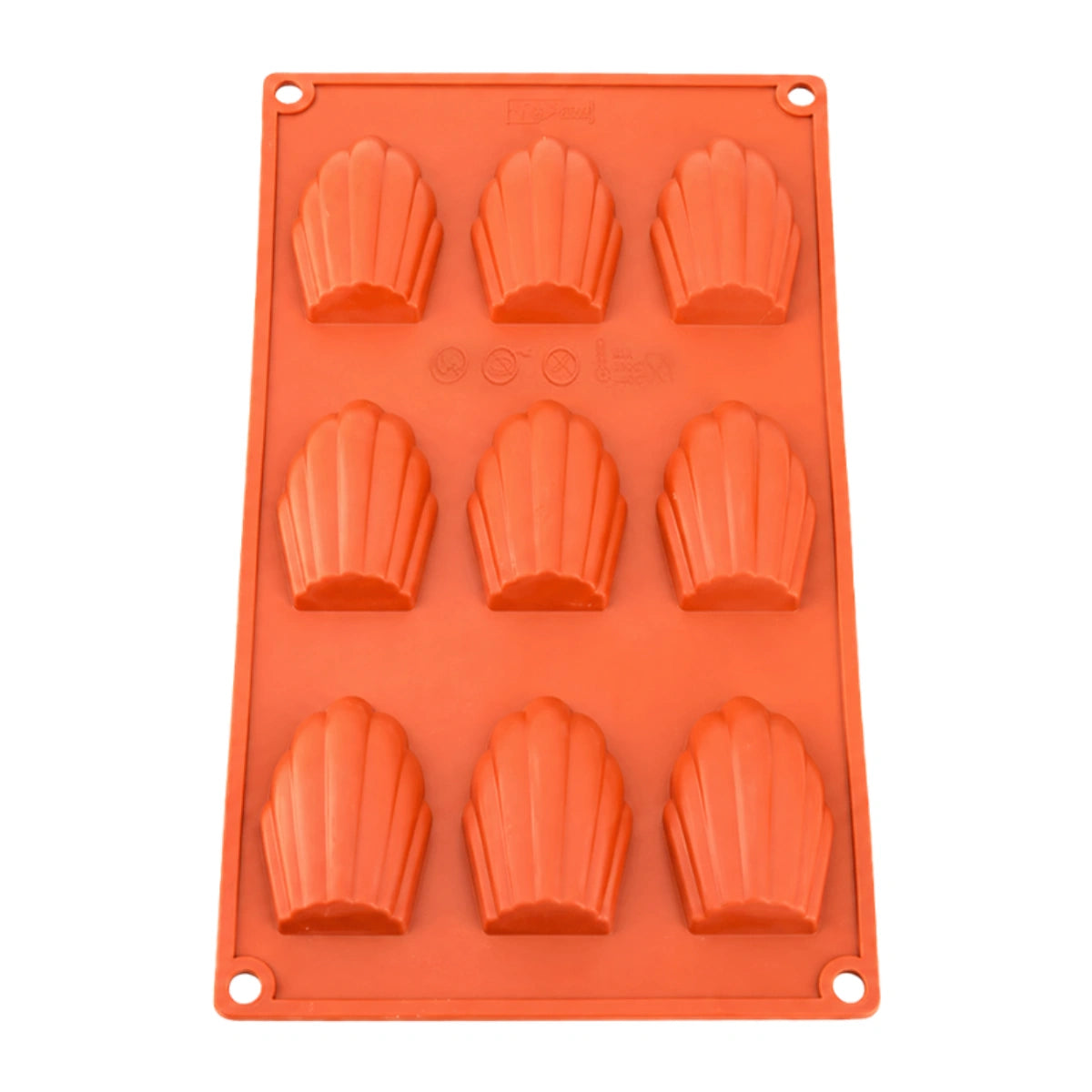 Fancy Shell 9 Cavity Silicone Chocolate Mould - Iconic Cake Art