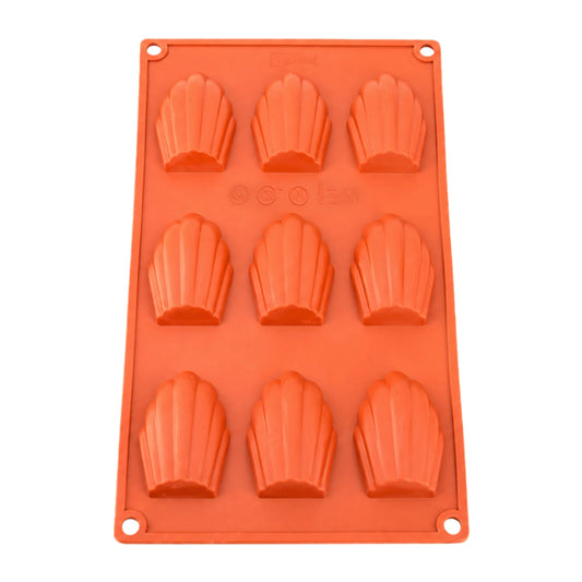 Fancy Shell 9 Cavity Silicone Chocolate Mould - Iconic Cake Art