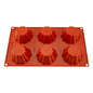 Brioche 6 Cavity Silicone Chocolate Mould - Iconic Cake Art