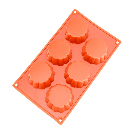 Fluted 6 Cavity Silicone Chocolate Mould - Iconic Cake Art