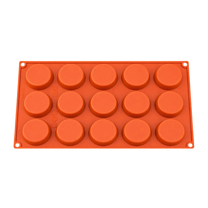 15 Cavity - Petits Four Silicone Chocolate Mold Flexible Baking Mould - D-044