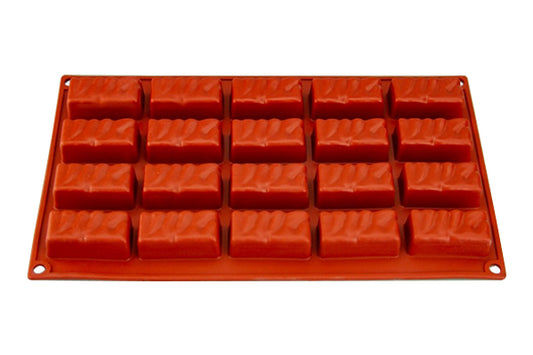 Chocolate Bars 20 Cavity Silicone Mould - Iconic Cake Art